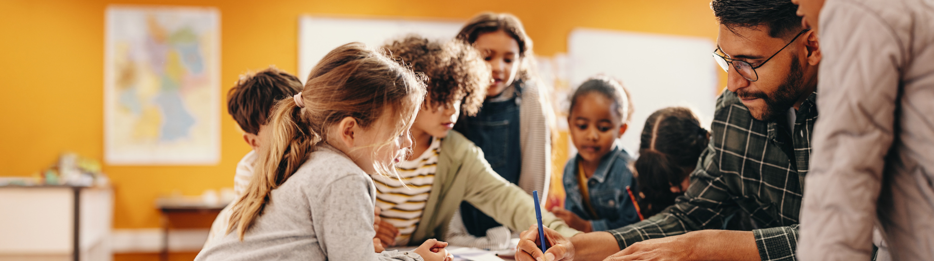 Teacher with Kids