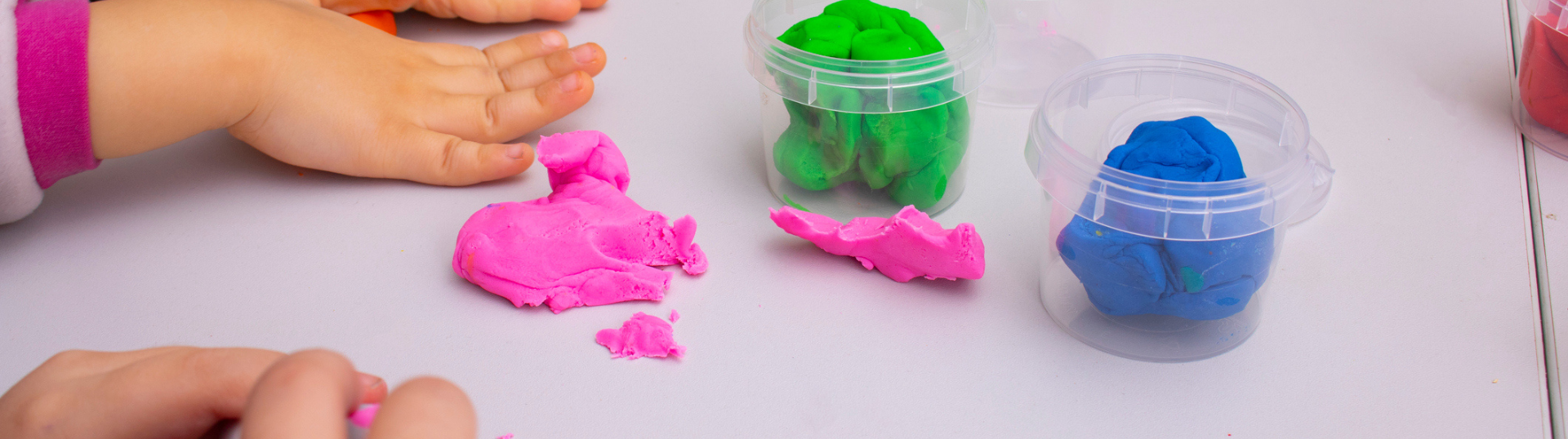 students using playdoh in the classroom — Fine Motor Skill Activities for Kids